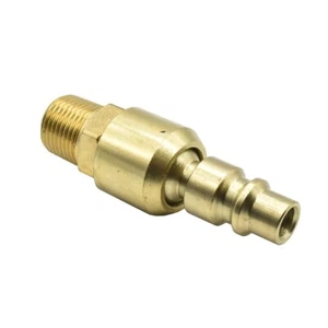 Industrie Stahl drehbarer Stecker 3/8 Zoll x 3/8 Zoll Stecker NPT - CPHS661 - Bild 1 von 5