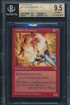 Mirage Wildfire Emissary BGS 9.5 Graded Magic MTG (3837) - Image 1 of 3