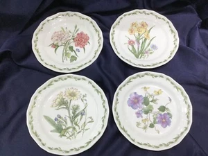 4 NORITAKE CASUAL GOURMET GARDEN salad plates BEAUTIFUL FREEZER to OVEN to TABLE - Picture 1 of 13