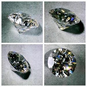 Diamante CVD Tondo IGI LG670405477 CARAT 2.03 D VS1 8.15-8.18X4.95 mm SALE!!! - Foto 1 di 24