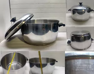 Rena Ware Kochgeschirr 12 Quart Suppentopf Mehrlagig Edelstahl Dutch Oven Bratpfanne Deckel - Bild 1 von 9