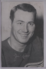 1950-51 McCarthy Postcard  JIM PETERS DETROIT RED WINGS  Original