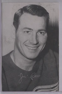 Postal McCarthy 1950-51 Jim Peters Detroit Red Wings Original - Imagen 1 de 2