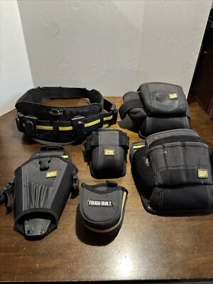 ToughBuilt Cliptech tool pouch (4), clips, belt Used In Good Shape - Image 1 of 4