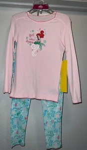 NEW Disney Store ARIEL The Little Mermaid 2 PC Girls Sleepwear Set BNWT! - Picture 1 of 2