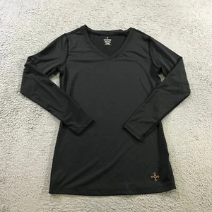 Tommie Copper Shirt Mens Small S Compression Black Training Stretch V Neck Casua - Picture 1 of 11