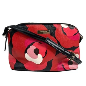 Kate Spade Hanna Brightwater Drive Umhängetasche Floral Rose Leder WKRU3431 - Bild 1 von 12