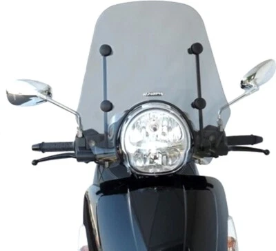 Fabbri Lastra Parabrezza Summer Fumè chiaro Aprilia Scarabeo Light 300 400 500 - Immagine 1 di 4