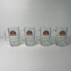 4x State of Origin XXXX QLD Maroons Team 300ml Glass Beer Steins / Mugs w Handle - Picture 1 of 12