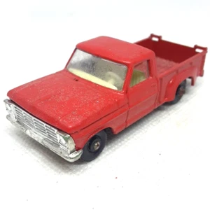 Lesney Matchbox Ford Pick-Up No.6 Red Made in United Kingdom - Picture 1 of 9