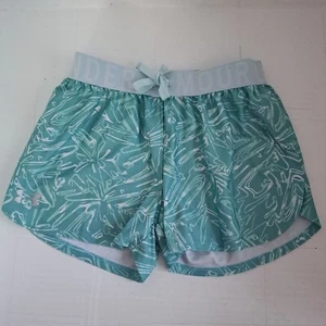 Girls Youth Under Armour Athletic Running Shorts Green, size YMD - Picture 1 of 3
