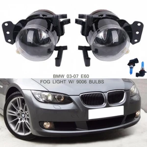 For BMW E60 E61 5 Series 2003-2007 Front Bumper Fog Light Lamp Housing w/ Bulbs - Picture 1 of 10