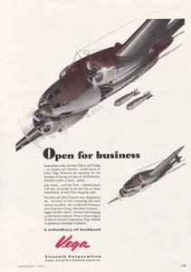 1943 Lockheed Ventura Aircraft ad 2/21/2023f - Picture 1 of 1