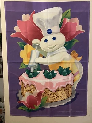 Pillsbury Doughboy Willabee & Ward 2007 MAY Flag 40x28 Banner Yard Flag Fast Shi - Image 1 of 4