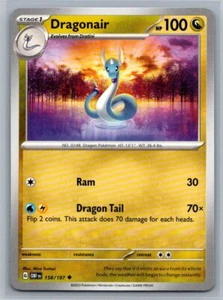 Dragonair 158/197 Obsidian Flames Uncommon Pokémon TCG 2023 - Picture 1 of 2