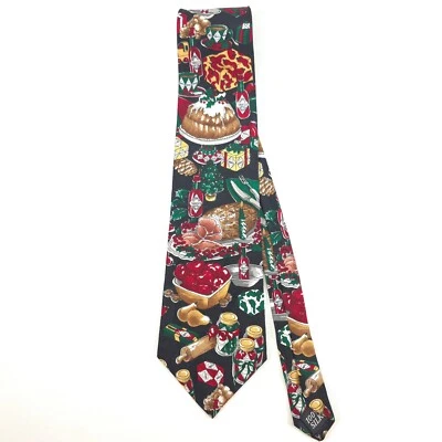 Corbata de Seda Tabasco Ancho Clásico Vacaciones Cena Salsa Caliente Navidad Novedad Foto 1 de 4