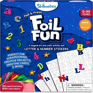 Foil Fun - Letter & Number Stickers, Mess-Free Art, Project Kits, DIY Colorful C - Picture 1 of 8