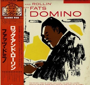 Fats Domino Rock And Rollin' Imperial LAX-314 OBI JAPAN VINYL LP - Picture 1 of 5