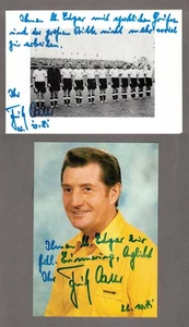 AK - 2x Fritz Walter mit Originaltext und Spielerkollegen - Bild 1 von 2