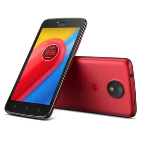 Smartphone Motorola Moto C XT1754 Desbloqueado 16GB 4G LTE Android 7 Rojo - Imagen 1 de 10