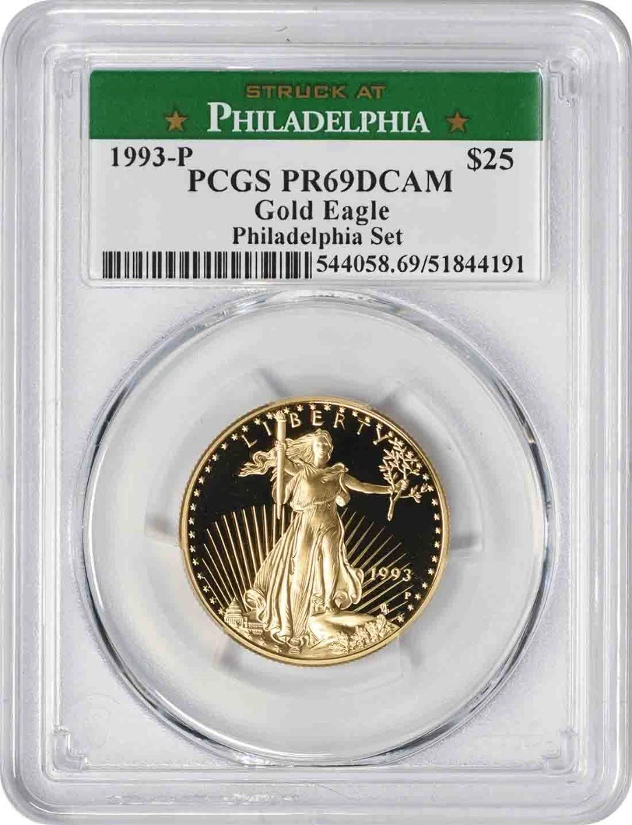 1993 American Eagle Grade PR 69 Gold Bullion Coins for sale | eBay