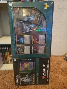 MTG Magic The Gathering - Kit Comandante Deluxe Il Signore degli Anelli - Consiglio Elfico - Foto 1 di 7