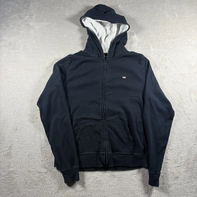 Y2K Polo Jeans Co Ralph Lauren Hoodie Women’s L Navy Blue Zip Up Sweatshirt #354 - Image 1 of 4