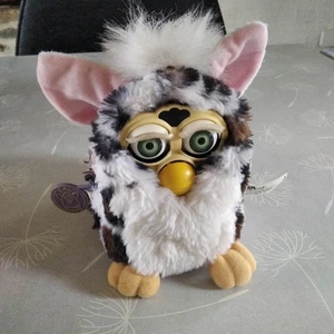 FURBY - tiger electronics HASBRO 1998 - testé OK  -  SNOW LEOPARD - Picture 1 of 3