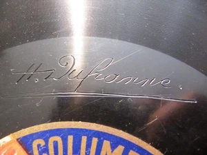 1912 Signed HECTOR DUFRANNE Tales of Hofmann Tourne Miroir Lakme COLUMBIA A5444 - Picture 1 of 3