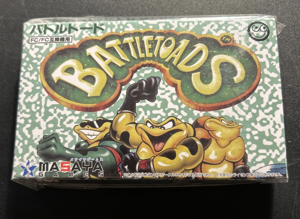 Battletoads Für Nintendo Famicom/Official Reprint/Columbus Circle/Japan Edition - Bild 1 von 4