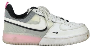 NIKE AIR FORCE 1 REACT BLANCO Blanco Negro Rosa Hechizo Talla: 10 [DV0808-100] - Imagen 1 de 9