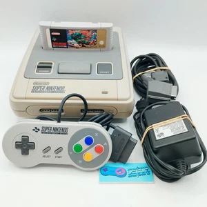 Console Super Nintendo SNES FRA-1 + 1 Manette + Cables + Street Fighter 2 NOE - Picture 1 of 15