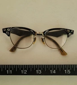 Riso Vintage Eyeglasses Alum 44 - Picture 1 of 10