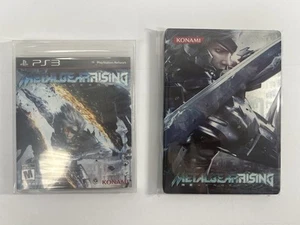 *NEW-FACTORY SEALED*RARE* Metal Gear Rising: Revengeance (PS3) + SteelCase - Picture 1 of 11