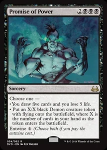 Promise of Power - Medium Play MTG Duel Decks Anthology: Divine vs Demonic - Picture 1 of 1