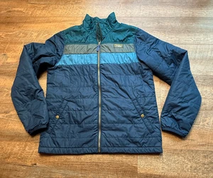 LL Bean Herren Mountain Classic Farbblock gefütterte Jacke maritim marineblau Größe M - Bild 1 von 10