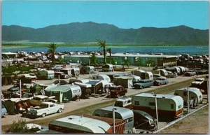 c1958 ENSENADA, B.C. Casa rodante Parque de remolques "ESTERO BEACH HOTEL RESORT" postal de México - Imagen 1 de 2