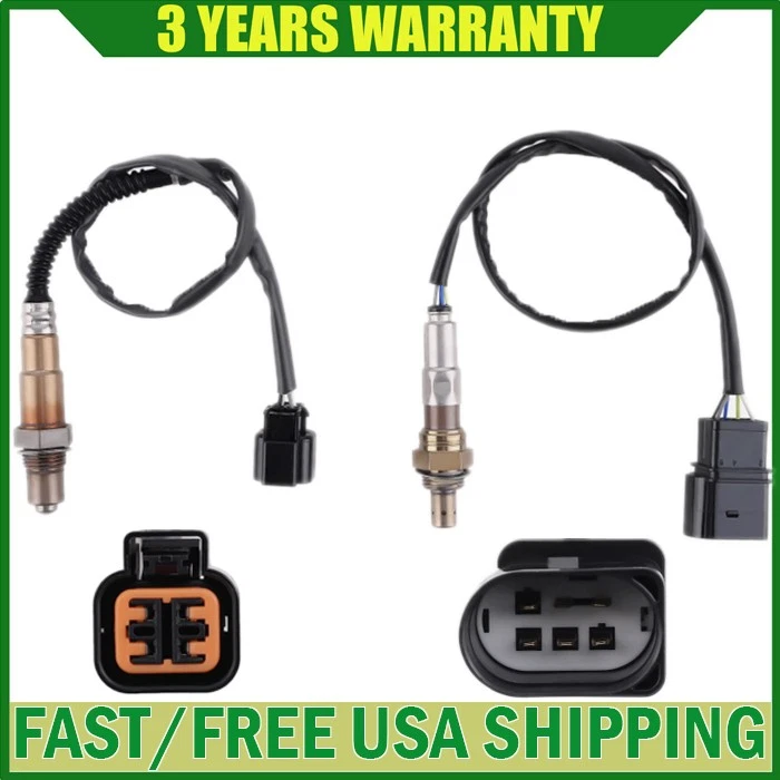 Sensor de oxígeno O2 2 piezas para Hyundai Elantra Kia Spectra 2003-09 2,0 L arriba+aguas abajo Foto 1 de 4