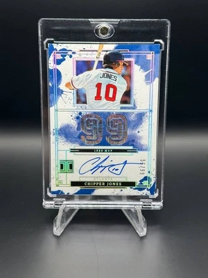 Impecable Chipper Jones 2025 automático 1999 MVP/99 Braves Foto 1 de 2