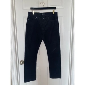 Club Monaco Men's Black Corduroy 5 Pocket Pants Size 32/30 - Picture 1 of 4