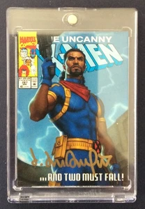 2022 Marvel Masterpieces - Bishop #48 - Variant Cover Auto 09/10 Dan dos Santos - Picture 1 of 3