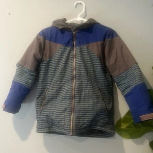 Arctix Insulated Winter Jacket Ronan Arrowhead Blue Gray Boys Youth Medium - Picture 1 of 8