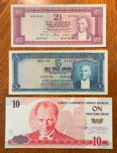 Vintage banknote lot from Turkey. Rare. - Picture 1 of 2