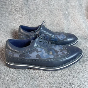 G/Fore Camo Maglia Tuxedo Gallivanter Scarpe da Golf Uomo Blu a Punta Uomo Taglia 13 - Foto 1 di 10