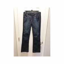 Fidelity Belladonna Womens Mid Rise Bootcut Jeans Size 26 Dark Wash