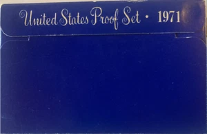 1971-S U.S. Mint Proof Set - 5 Coins in Original Packaging - Picture 1 of 3