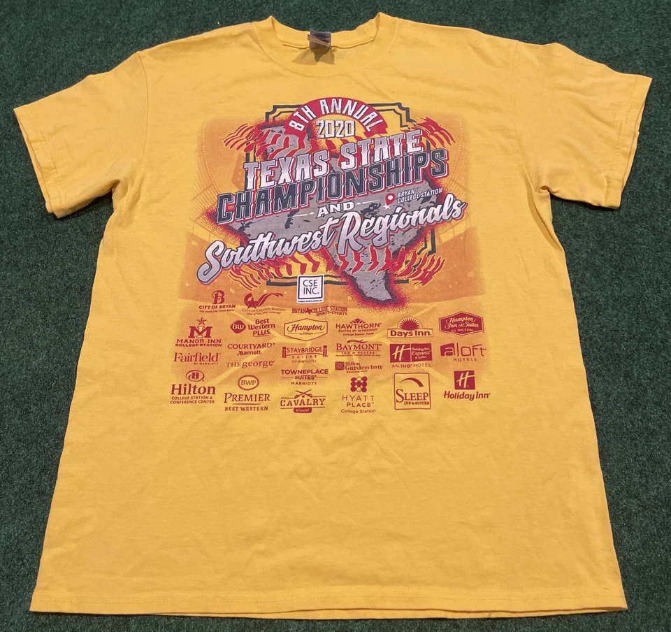 8th Annual 2020 Texas State Championships And Southwest Regionals Men’s M Tee - Image 1 of 4