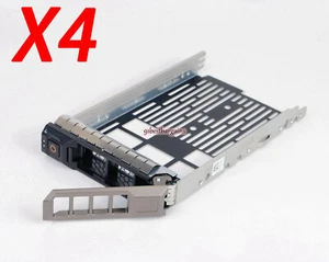 4PCS 3.5" HDD Drive Tray Caddy For Dell PowerEdge T320 T410 T420 T610 T620 T710 - Picture 1 of 8