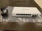 netgear GC110 GigE/10G SFP+ remote mgmt switch with 2 SFP tranceivers
