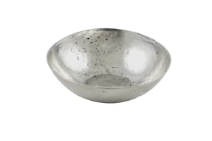 Cuenco de metal martillado vintage MCM forjado por Lewis Whitney Rockport, artista de MA - Imagen 1 de 9